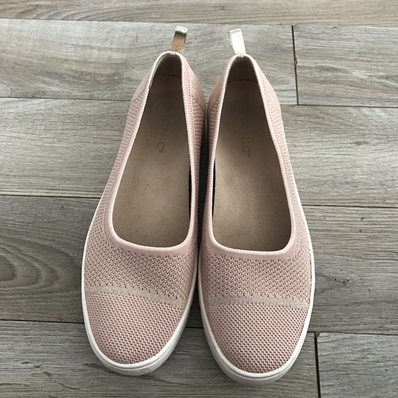 Vionic Uptown Skimmer Womens Knit Slip-On Comfort Shoe Light Pink - 9 Medium. - Picture 3 of 10